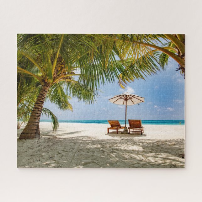 Tropical Beaches | Beach Dominican Republic Jigsaw Puzzle (Horizontal)
