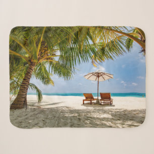 Tropical Beaches   Beach Dominican Republic Sherpa Blanket