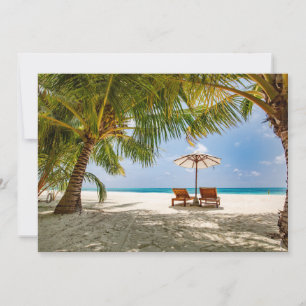 Tropical Beaches   Beach Dominican Republic Thank You Card
