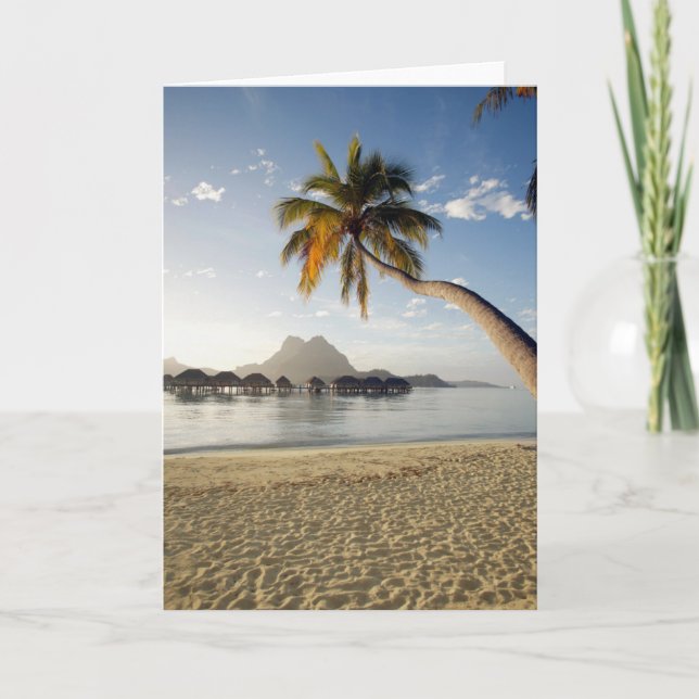 Tropical Beaches | Beach Huts, Bora Bora Card (Front)