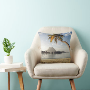 Tropical Beaches Beach Huts, Bora Bora Cushion