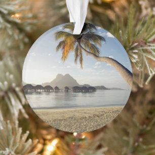 Tropical Beaches   Beach Huts, Bora Bora Ornament