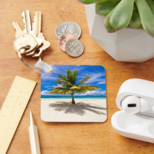 Tropical Beaches   Bora Bora, French Polynesia Key Ring