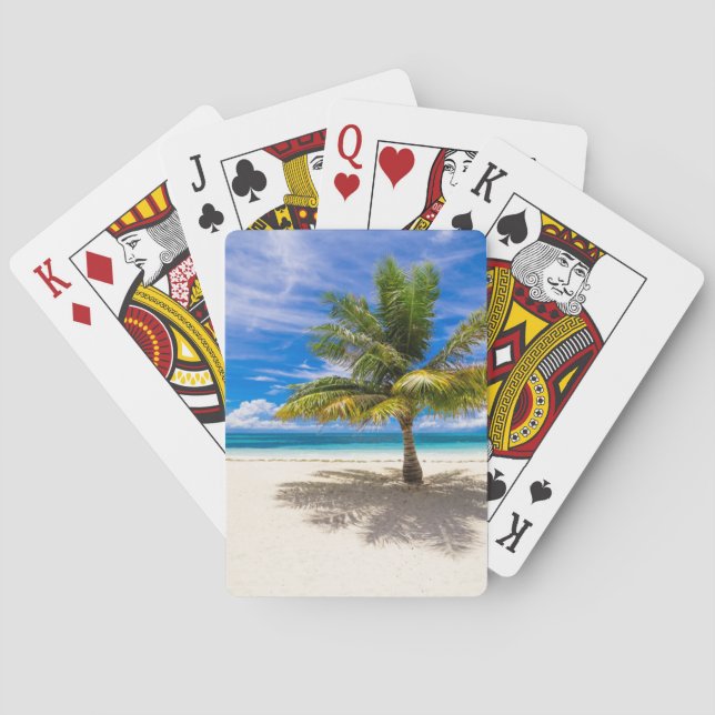 Tropical Beaches | Bora Bora, French Polynesia Playing Cards (Back)