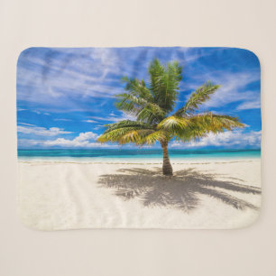 Tropical Beaches   Bora Bora, French Polynesia Sherpa Blanket
