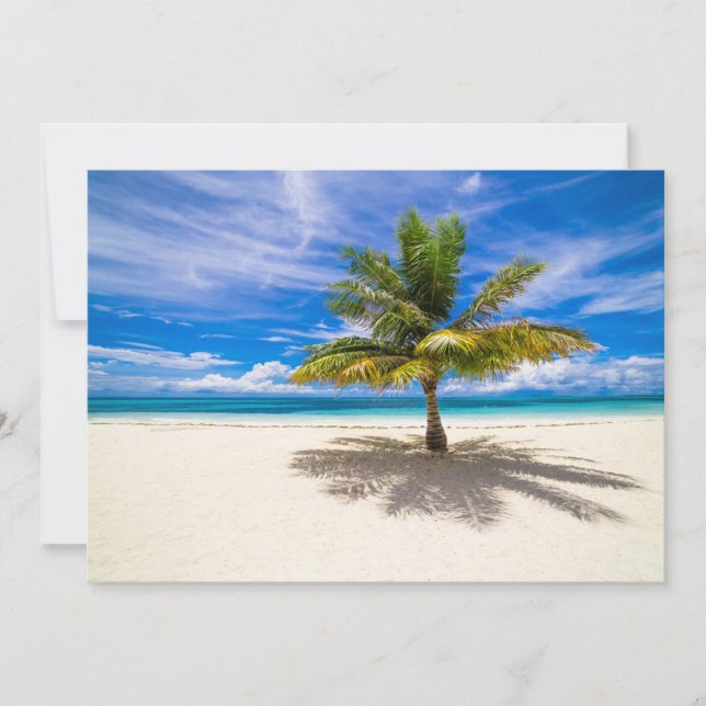 Tropical Beaches | Bora Bora, French Polynesia Thank You Card (Front)