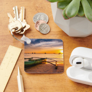 Tropical Beaches   Boracay's White Beach Key Ring