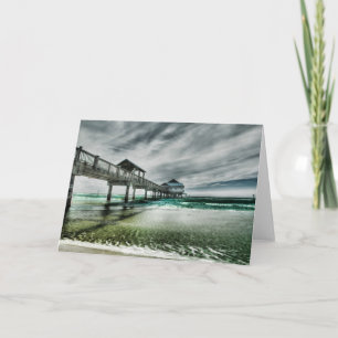 Tropical Beaches Clearwater Florida Card