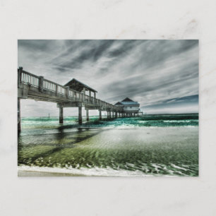 Tropical Beaches Clearwater Florida Postcard