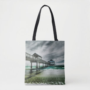 Tropical Beaches Clearwater Florida Tote Bag