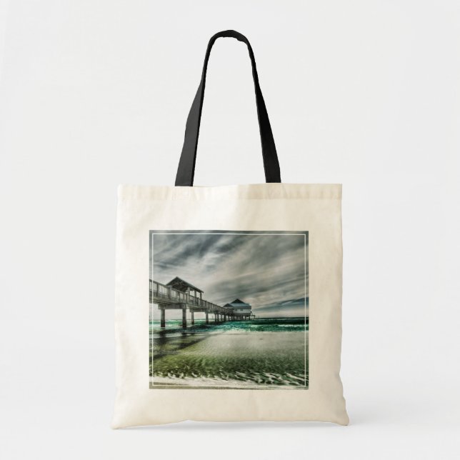 Tropical Beaches | Clearwater Florida Tote Bag (Front)