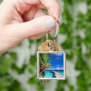Tropical Beaches Dusit Thani Maldives Key Ring