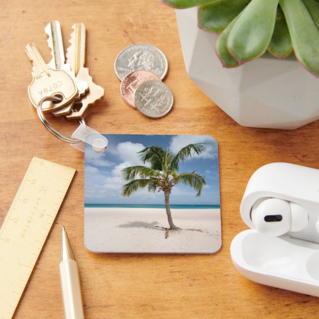 Tropical Beaches | Eagle Beach, Aruba Key Ring (Desk)