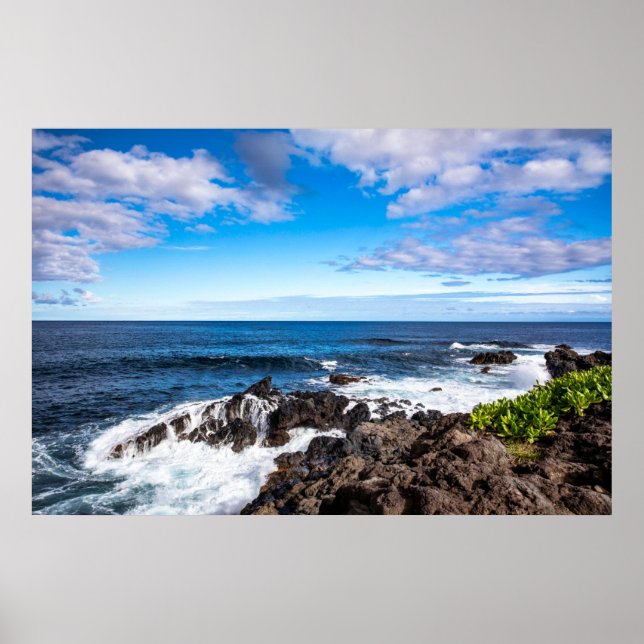 Tropical Beaches | Haleakala National Park Maui Poster (Front)