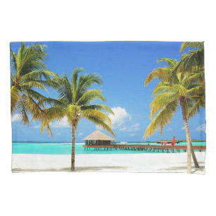 Tropical Beaches   Island & Lagoon, Maldives Pillowcase
