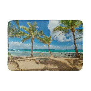 Tropical Beaches   Kuau Cove Beach, Maui Hawaii Bath Mat