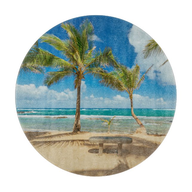 Tropical Beaches | Kuau Cove Beach, Maui Hawaii Cutting Board (Front)