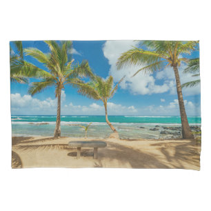 Tropical Beaches   Kuau Cove Beach, Maui Hawaii Pillowcase