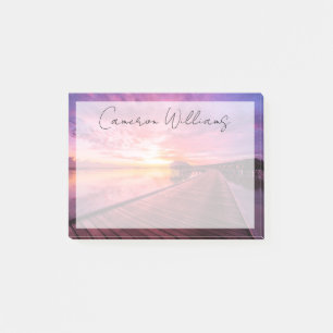 Tropical Beaches Maldives Sunset Post-it Notes