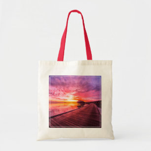 Tropical Beaches Maldives Sunset Tote Bag