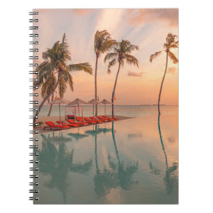 Tropical Beaches   Maldives Tropical Beach & Pool Notebook