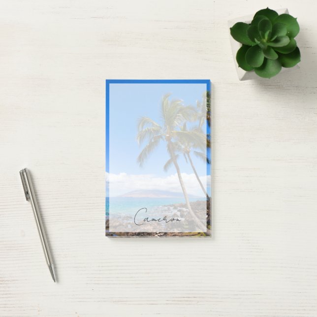 Tropical Beaches | Maui Hawaii Island Post-it Notes (Office)