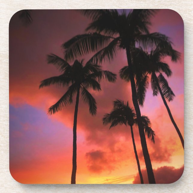 Tropical Beaches | Maui Hawaii Islands Coaster (Front)