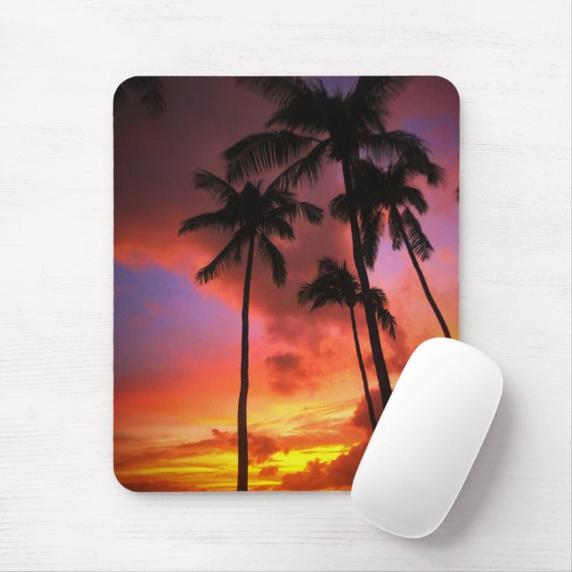 Tropical Beaches | Maui Hawaii Islands Mouse Pad (With Mouse)