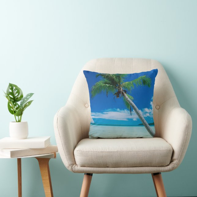 Tropical Beaches | Motu Tofari Beach, Bora Bora Cushion (Chair)