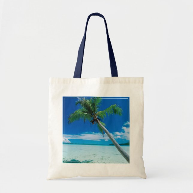 Tropical Beaches | Motu Tofari Beach, Bora Bora Tote Bag (Front)