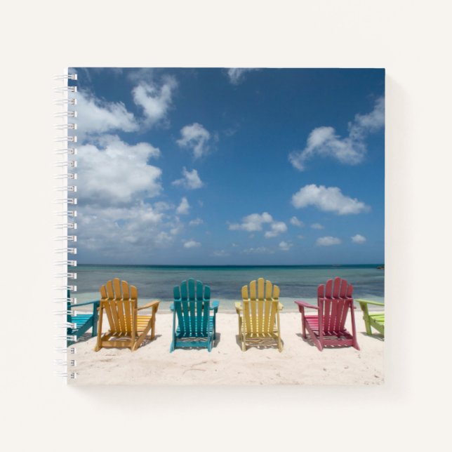 Tropical Beaches | Palm Beach, Aruba Notebook (Front)