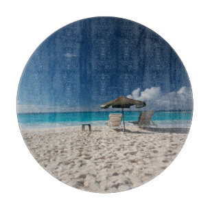 Tropical Beaches Sandy Beach, Anguilla Cutting Board