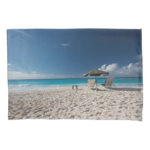 Tropical Beaches   Sandy Beach, Anguilla Pillowcase