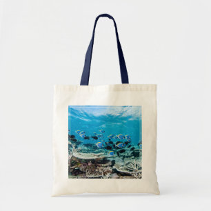 Tropical Beaches Sturgeon Amongst Coral Tote Bag