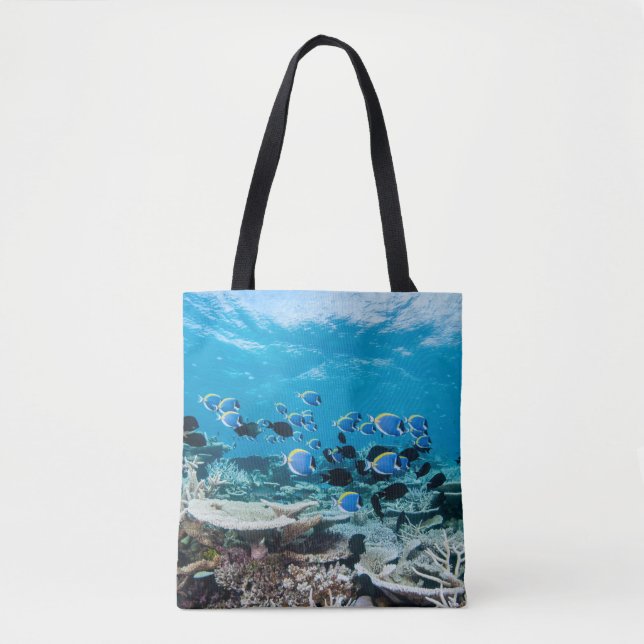 Tropical Beaches | Sturgeon Amongst Coral Tote Bag (Front)