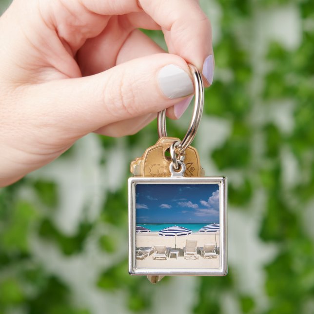 Tropical Beaches | Tropical Beach Anguilla Key Ring (Hand)