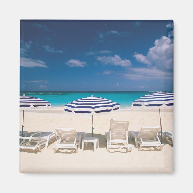 Tropical Beaches | Tropical Beach Anguilla Magnet (Front)