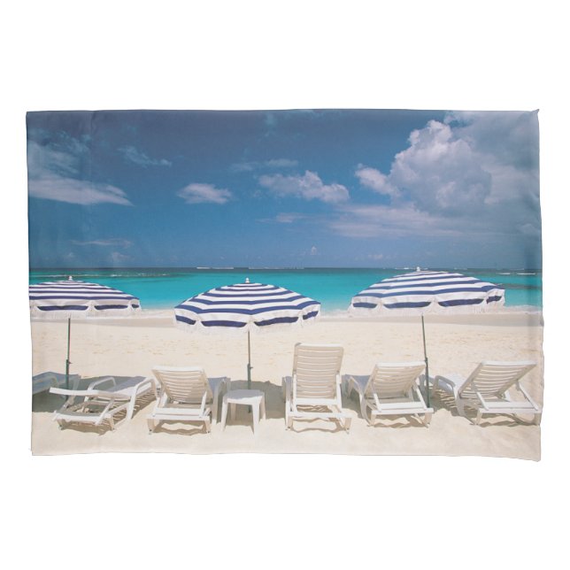 Tropical Beaches | Tropical Beach Anguilla Pillowcase (Front)