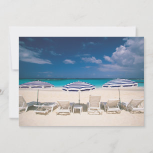 Tropical Beaches   Tropical Beach Anguilla Thank You Card