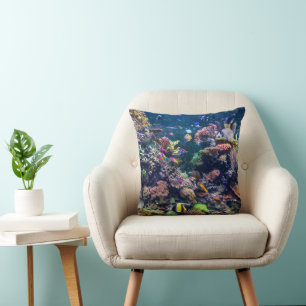 Tropical Beaches   Underwater Coral Reef Cushion