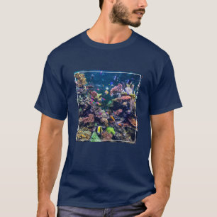 Tropical Beaches   Underwater Coral Reef T-Shirt