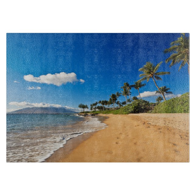 Tropical Beaches | Wailea, Maui, Hawaii Cutting Board (Front)
