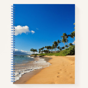Tropical Beaches Wailea, Maui, Hawaii Notebook