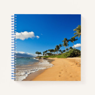 Tropical Beaches Wailea, Maui, Hawaii Notebook