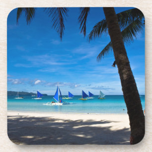 Tropical Beaches   White Beach Boracay Philippines Coaster