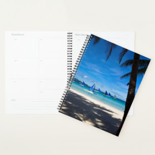 Tropical Beaches White Beach Boracay Philippines Planner