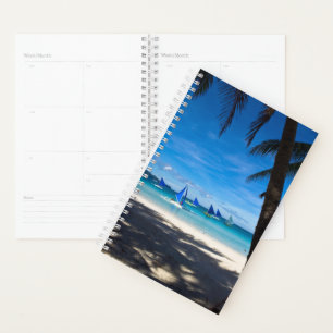 Tropical Beaches White Beach Boracay Philippines Planner