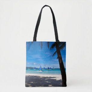 Tropical Beaches   White Beach Boracay Philippines Tote Bag