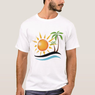 Tropical Beautiful Beach Vibes T-Shirt