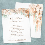 tropical beige and mint flyer<br><div class="desc">elegant beauty salon flyer</div>